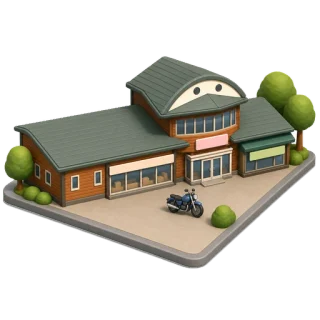道の駅 湖北みずどりステーションのイラスト